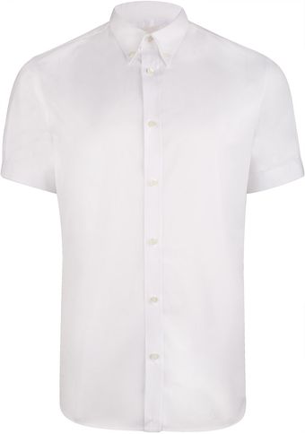 Alexander McQueen  Pitt Buttondown Short Sleeve Shirt - Lyst