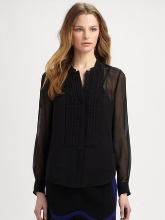 Diane Von Furstenberg Esmely Silk Blouse - Lyst