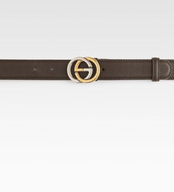 Gucci Interlocking G Buckle Belt - Lyst