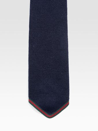 Gucci Carlotta Silk Knit Tie - Lyst