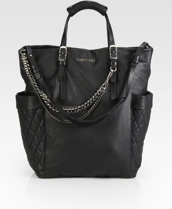 Jimmy Choo Biker Pocket Tote - Lyst