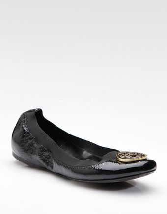 Tory Burch Patent Leather Ballet Flats - Lyst