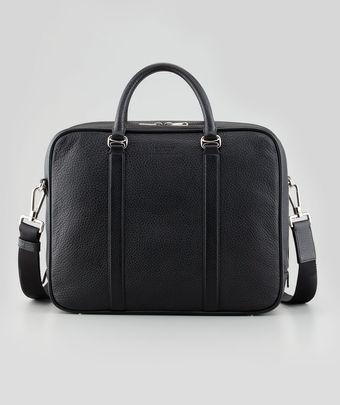 Bally Ziparound Leather Briefcase with Shoulder Strap - Lyst
