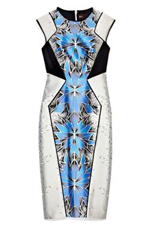 Bibhu Mohapatra Steel Morph Print Day Dress - Lyst