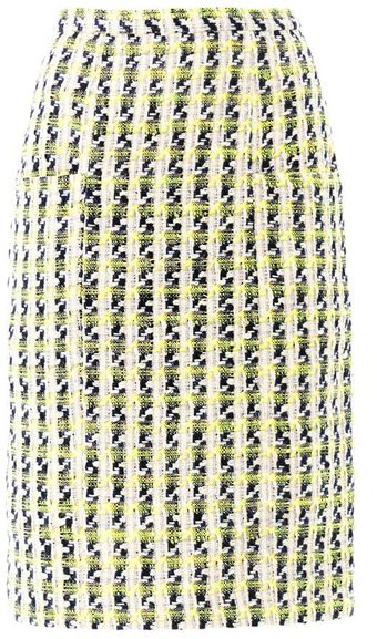 Erdem Sheila Tweed Skirt - Lyst