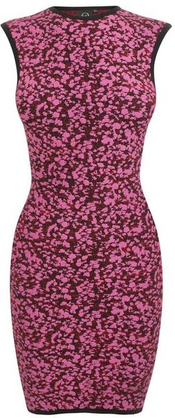 McQ by Alexander McQueen Camouflage Puff Print Knit Minidress - Lyst