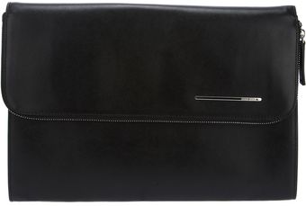 Giorgio Armani Zip Detail Clutch - Lyst