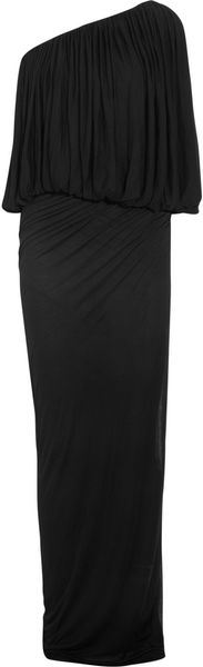 Rick Owens Oneshouldered Draped Jersey Dress - Lyst