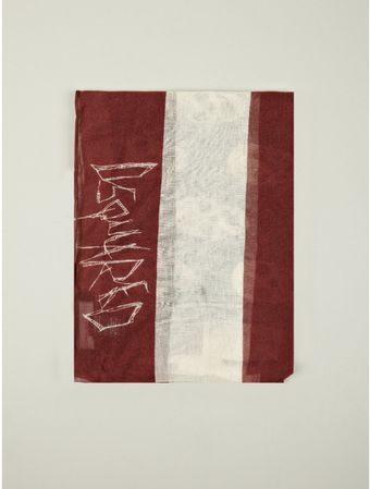 DSquared2 Mens Skull Flag Scarf - Lyst