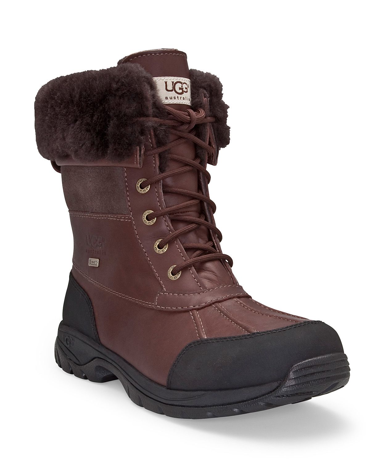 Ugg Mens Butte Waterproof Leather Boots in Brown for Men (dark brown