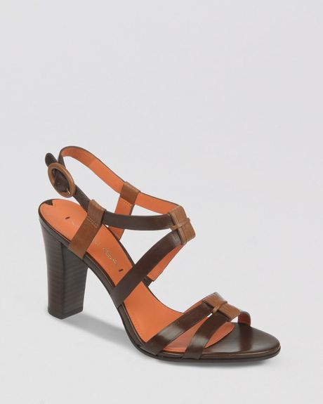 Via Spiga Sandals Ruslana High Heel in Brown (chocolatetobacco brown ...