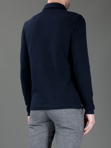 burberry brit long sleeve polo