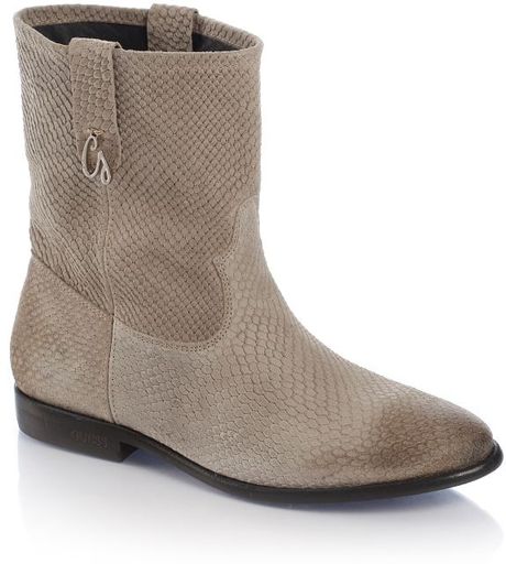 guess grey boots