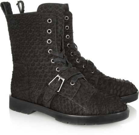 alexander wang snakeskin boots