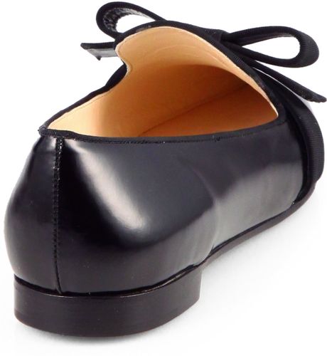 prada black ballet flats
