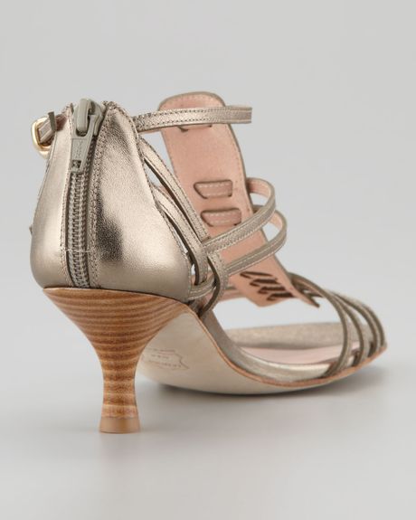 stuart weitzman gold gladiator sandals