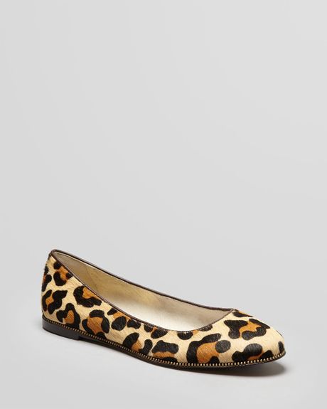 mk leopard flats