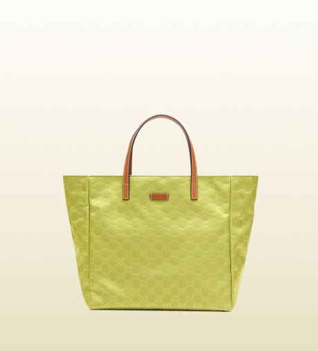 gucci nylon guccissima tote bag