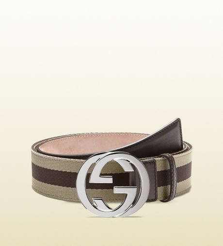nylon gucci belt men