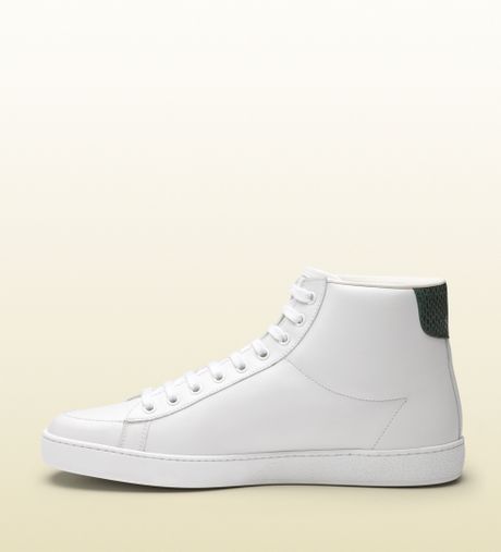 gucci white high tops