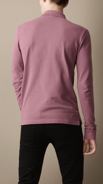 men's pink long sleeve shirt