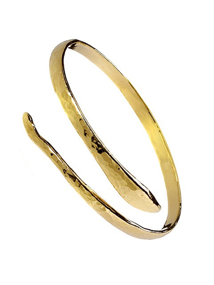 Adina Reyter Snake Bangle in Gold (Brass)