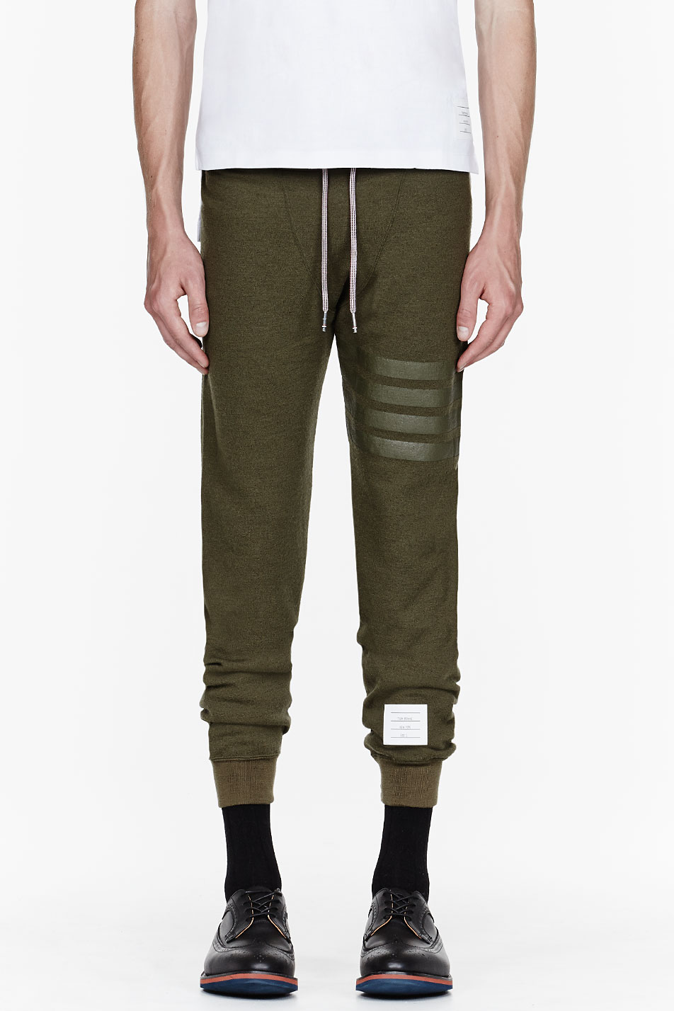 olive green drawstring pants