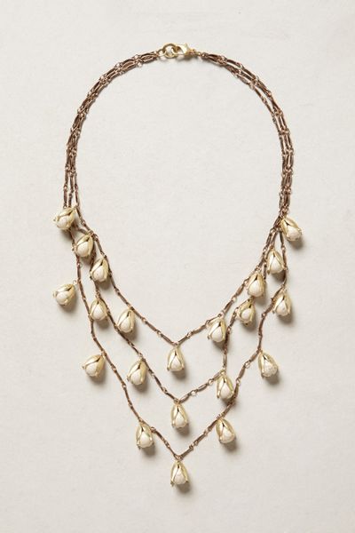 Anthropologie Elemental Necklace in White