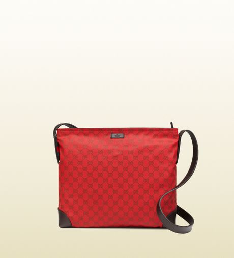 red gucci bag men