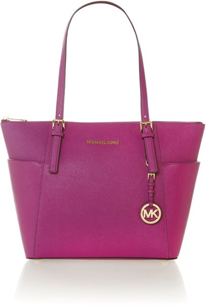 michael kors violet tote