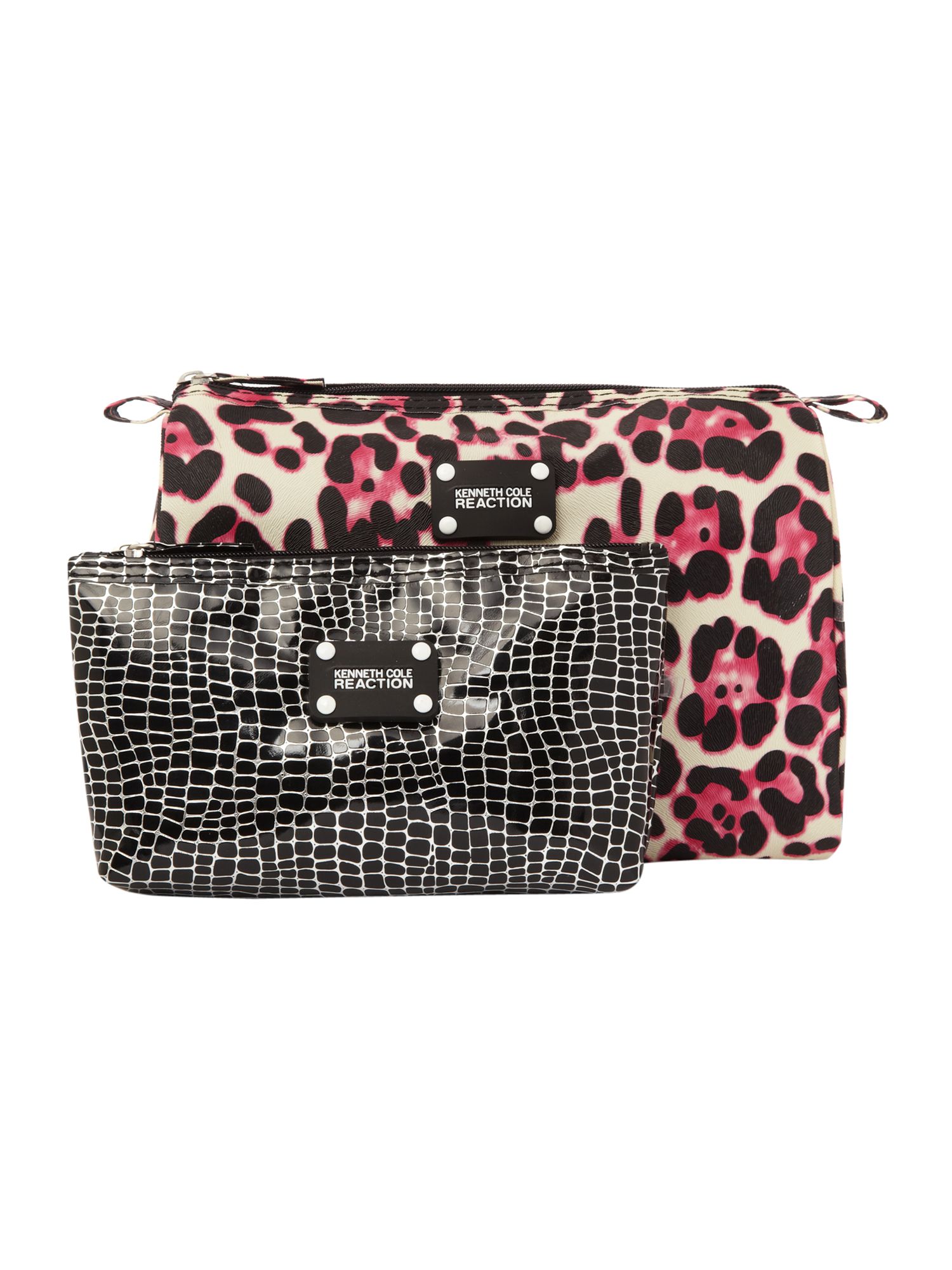 Cole Reaction Two Piece Cosmetic Bag Set in Multicolor (Multi