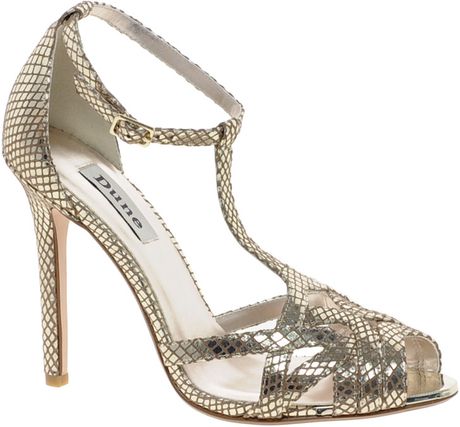 Dune Halifax Gold Dancing Shoes in Gold | Lyst