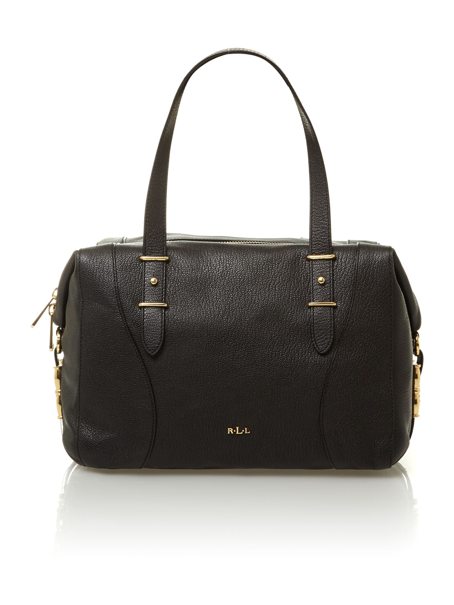 Lauren By Ralph Lauren Amalfi Small Bowling Bag in Black Lyst