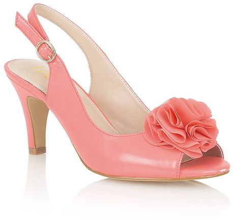 Lotus Sarenna Formal Shoes in Pink (Coral)