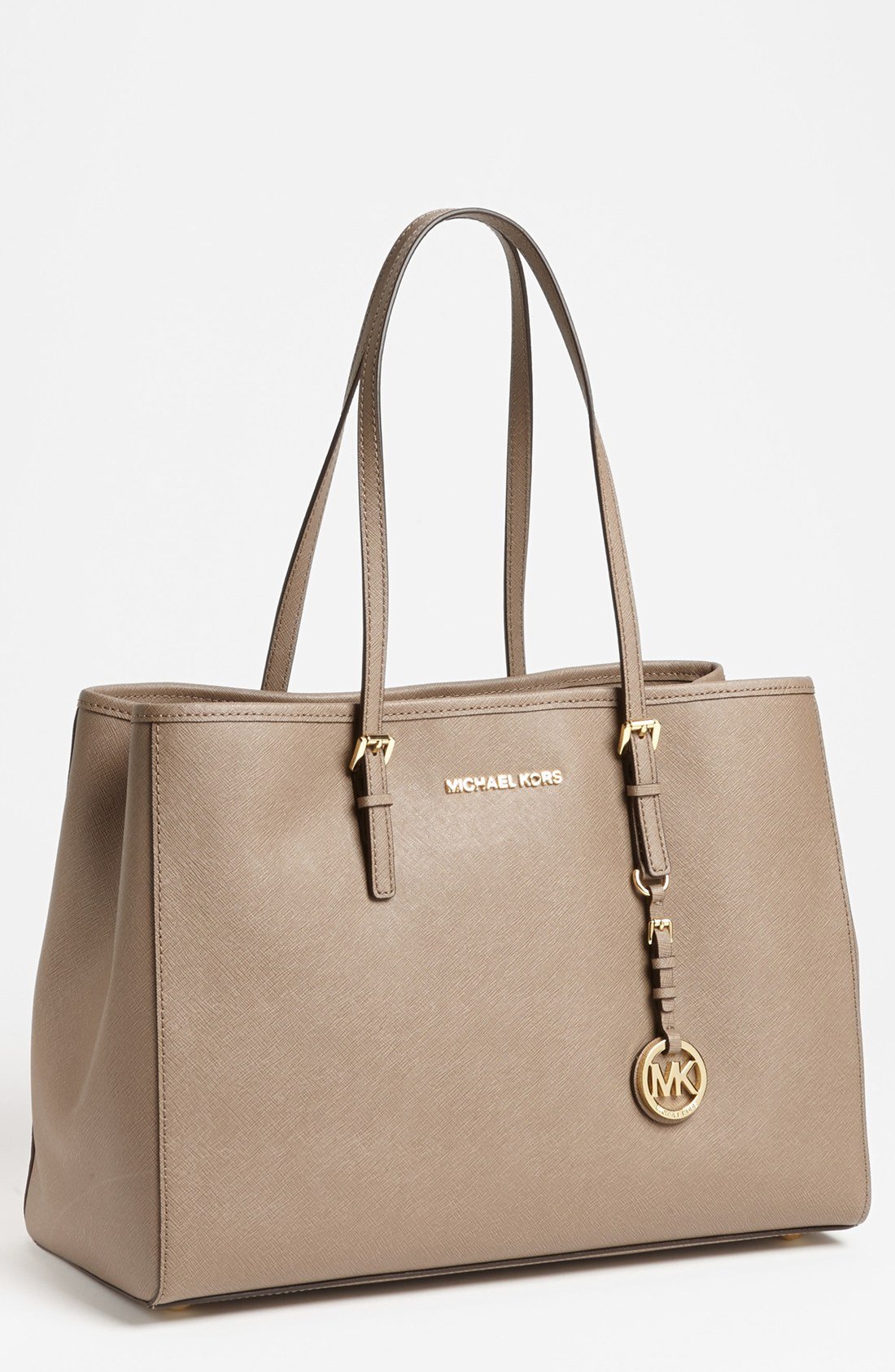 michael kors jet set tote beige