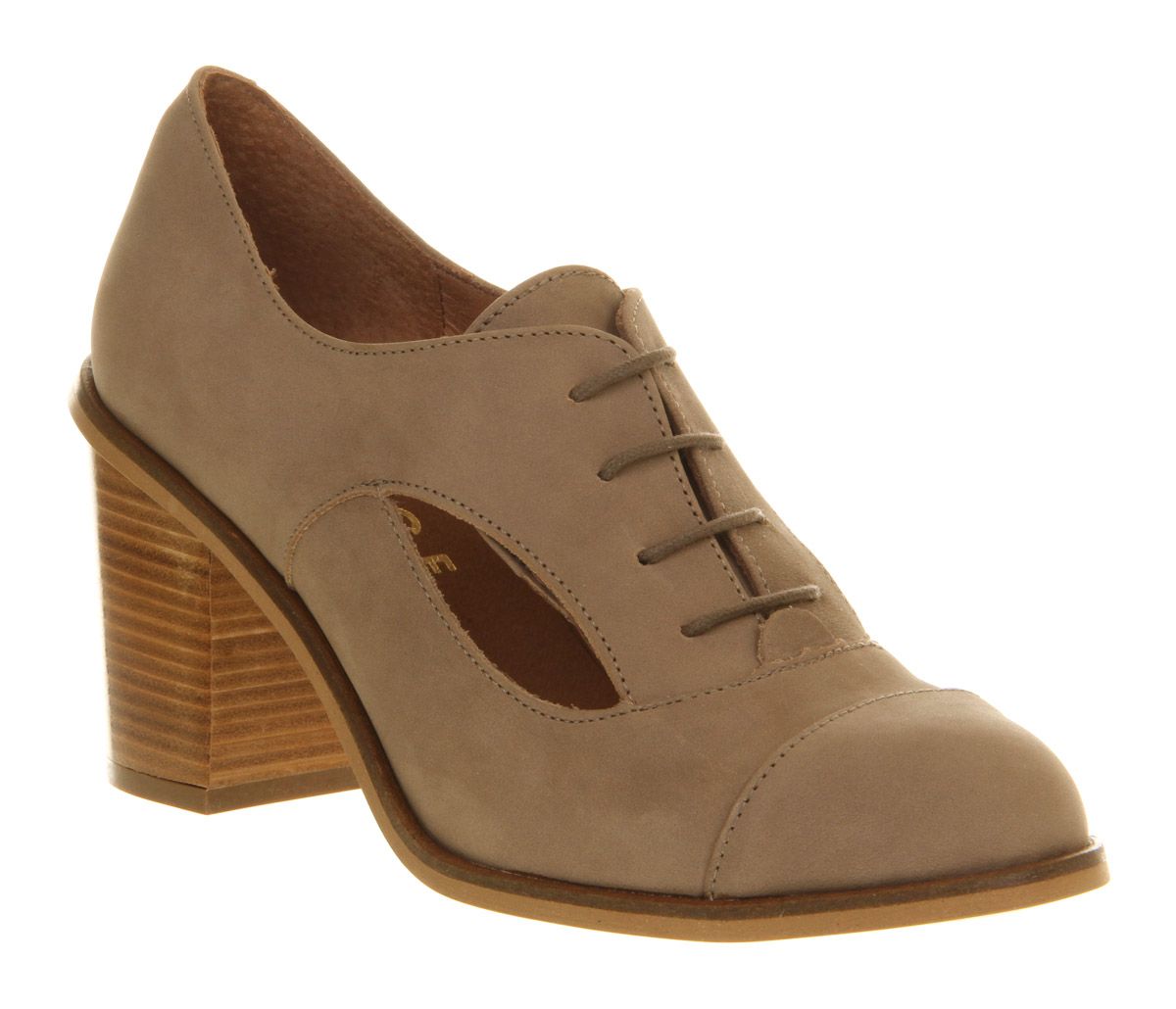 womens block heel brogues