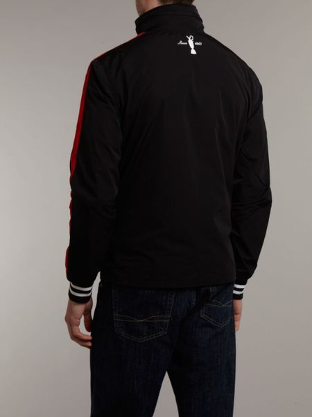 Polo Ralph Lauren Golf Open Windbreaker Jacket in Black for Men | Lyst