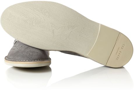 ted baker grey suede shoes