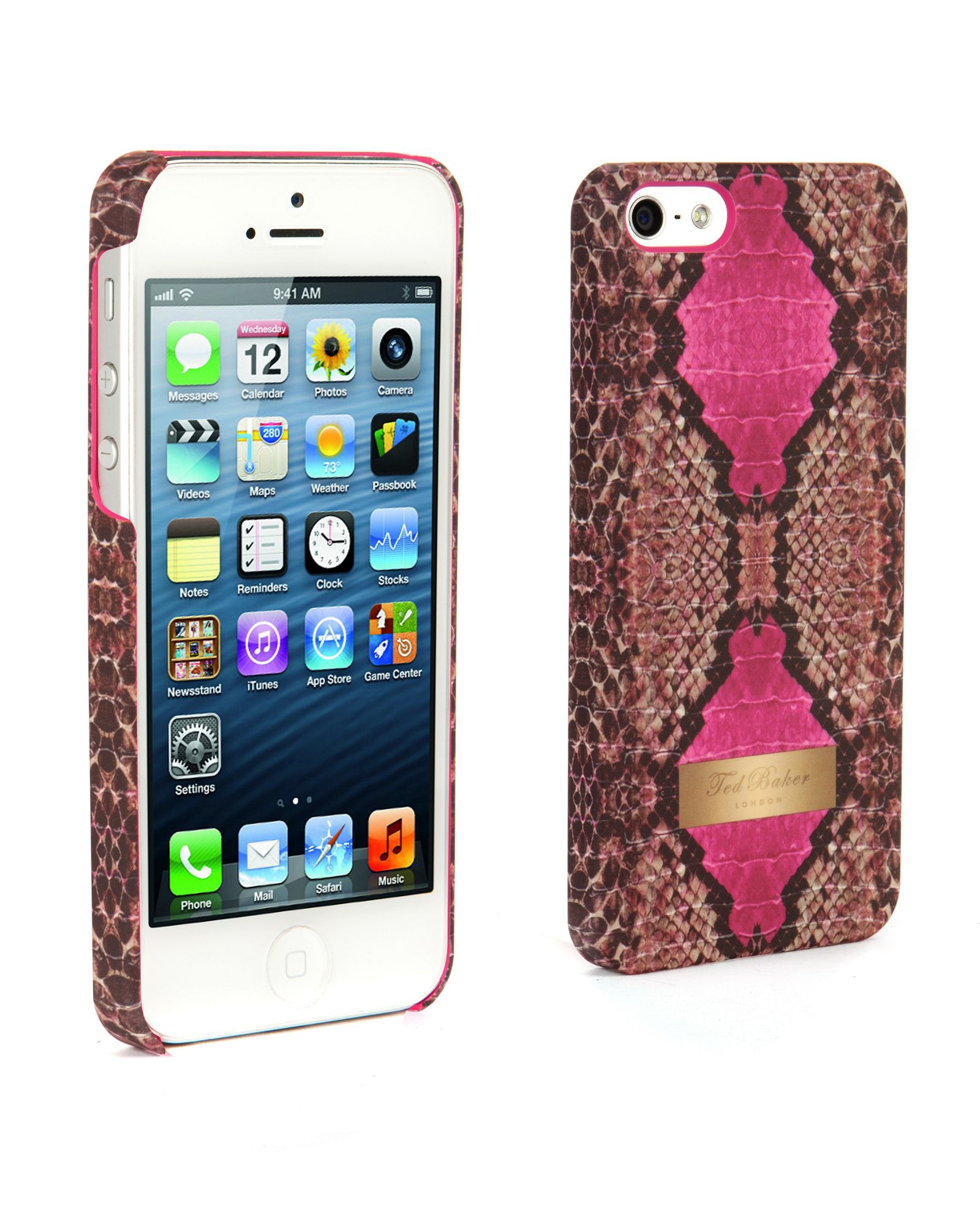 Ted Baker Hanne Snake Print Phone Case in Pink | Lyst
