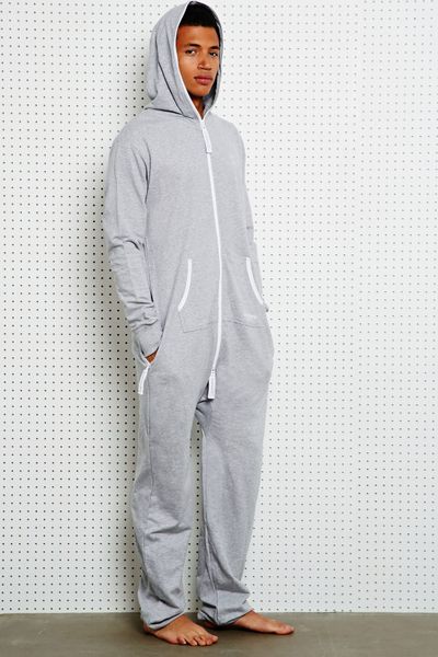 Urban Outfitters One-piece Onesie in Grey in Gray for Men (Grey ...