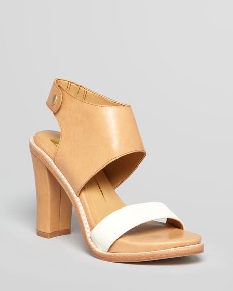 Dolce Vita Sandals Gwendolyn Ankle Cuff High Heel in (Tan) | Lyst