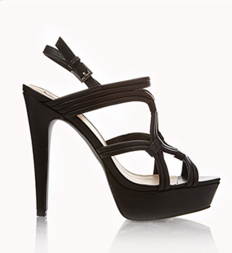 faux leather platform shoes