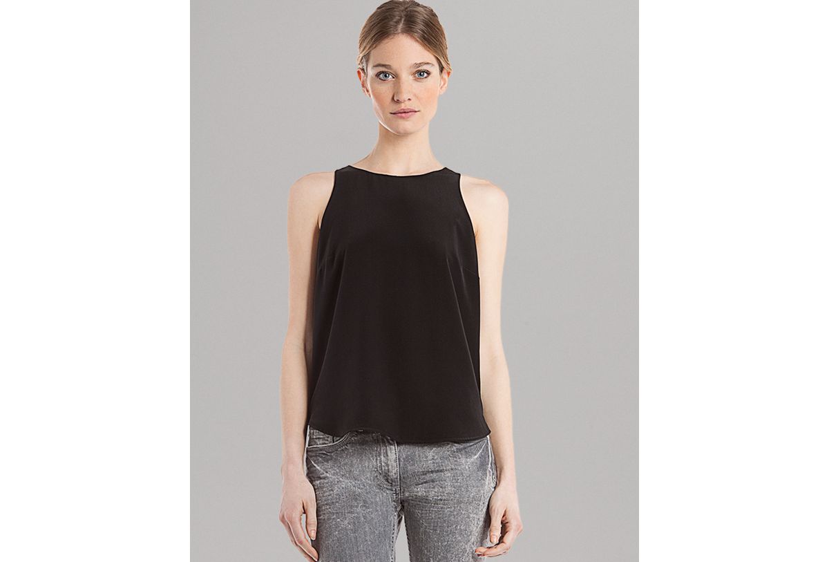 Sandro Top Etoile in Black | Lyst