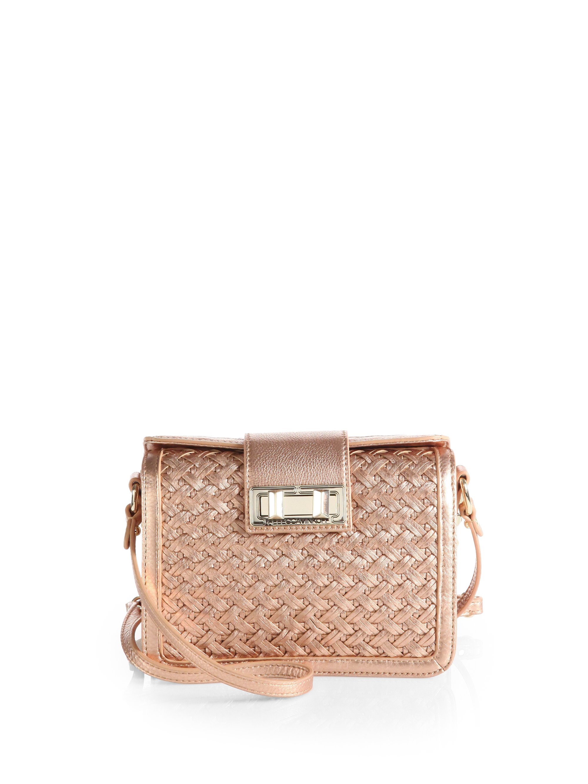 rebecca minkoff gold crossbody