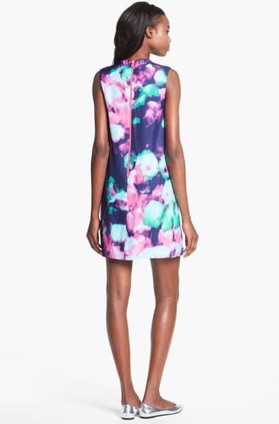 Kate Spade Keri Abstract Floral Print Dress In Floral Floral Multi Lyst 9017