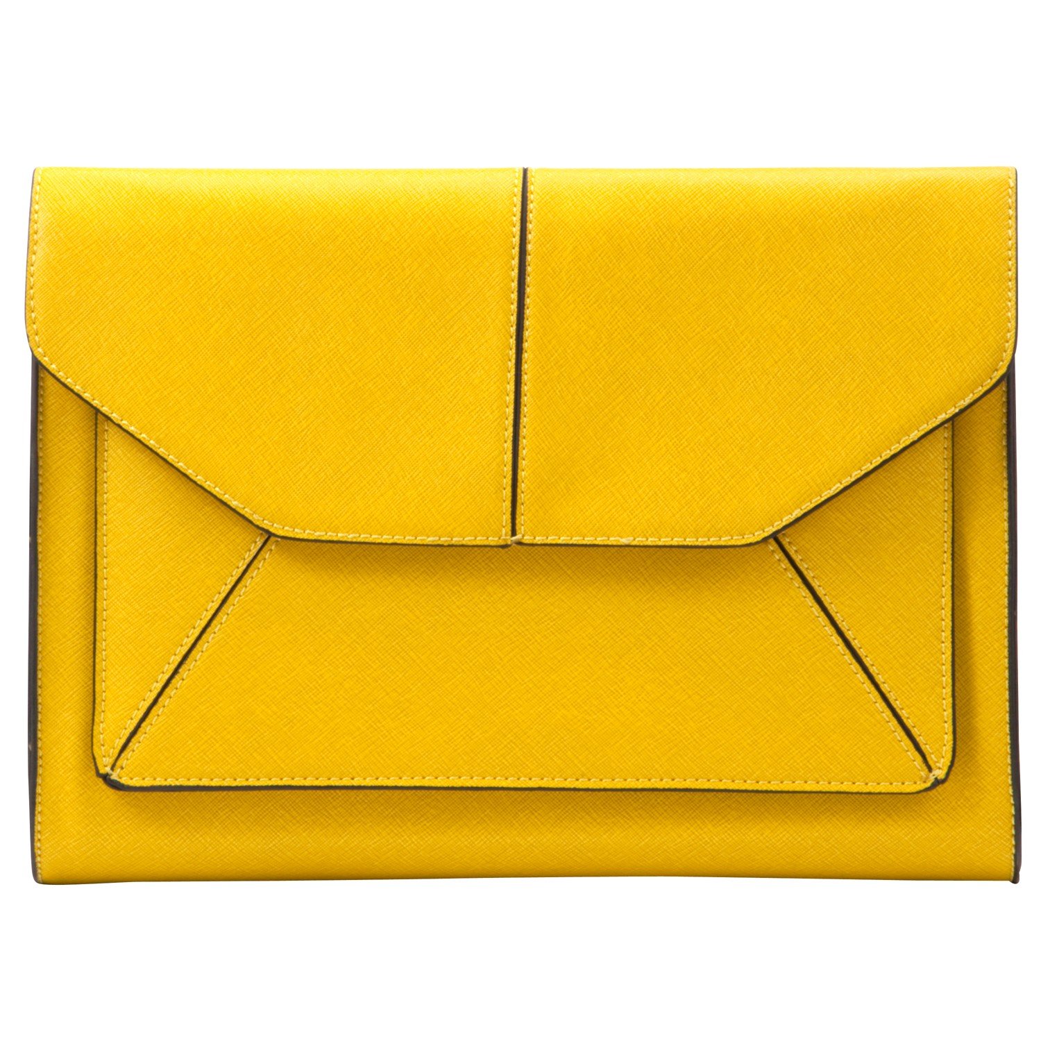 gold oversized clutch bag