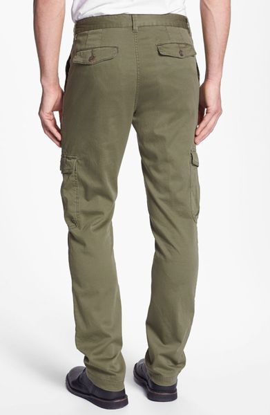 olive green slim fit cargo pants