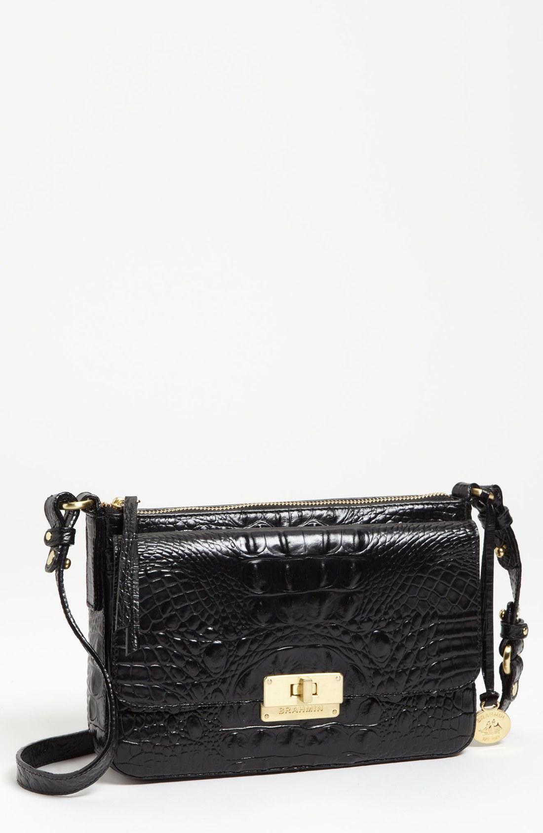 Brahmin Bristol Crossbody Bag Small in Black (Onyx) | Lyst