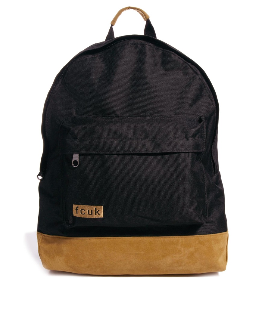 French Connection Backpack in Black for Men Lyst