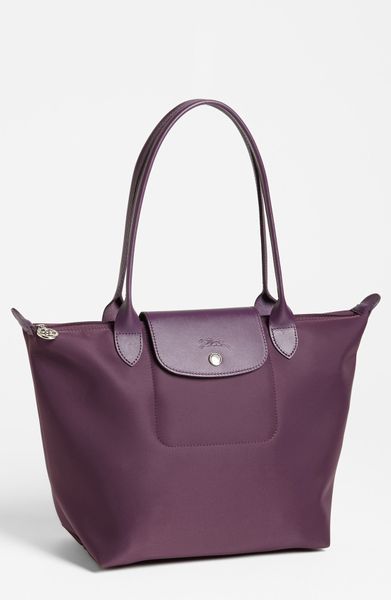 Longchamp Planetes Medium Shoulder Bag in Purple (Plum) | Lyst